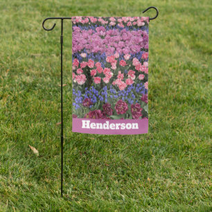 Last Name Spring Tulip Garden Flag Skagit Valley
