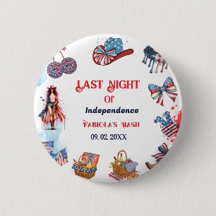 Last night of independence 4th of Bachelorette Button