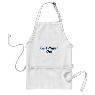 Last Night Out (groom) Adult Apron