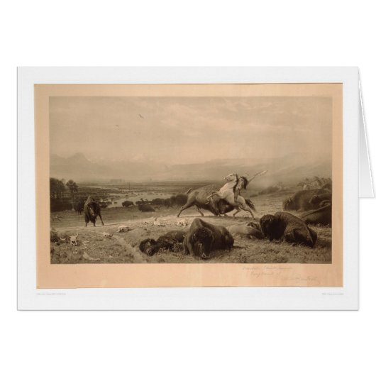 Last of the Buffalo Bierstadt (0137A) - Unrestored (Front Horizontal)