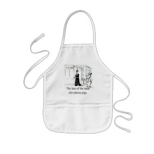 Last Of The Male Chivalrous Pigs-Apron Kids' Apron
