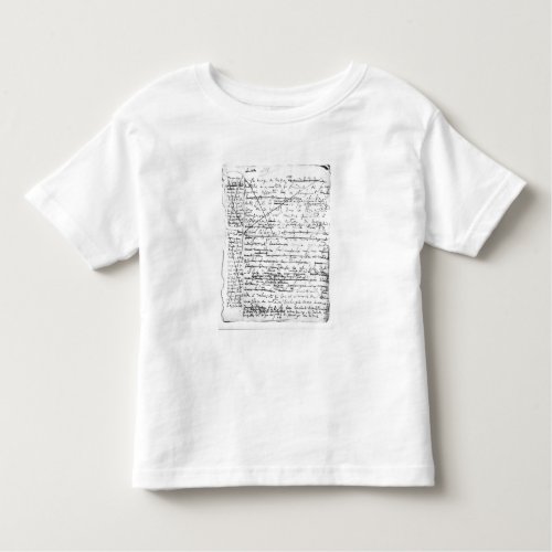 Last page of A la Recherche du Temps Perdu Toddler T_shirt