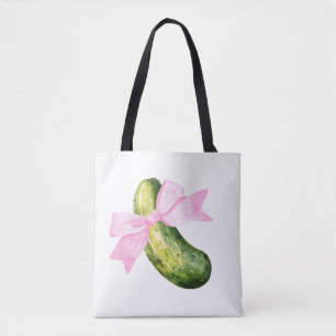 Last Pickle She'll Ever Tickle Bachelorette Party Tote Bag
