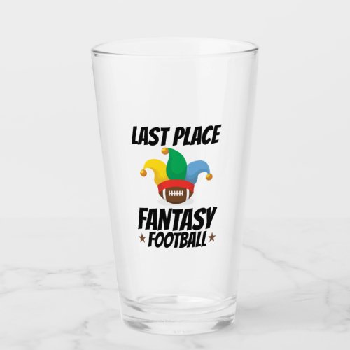 Last Place Fantasy Football Glass
