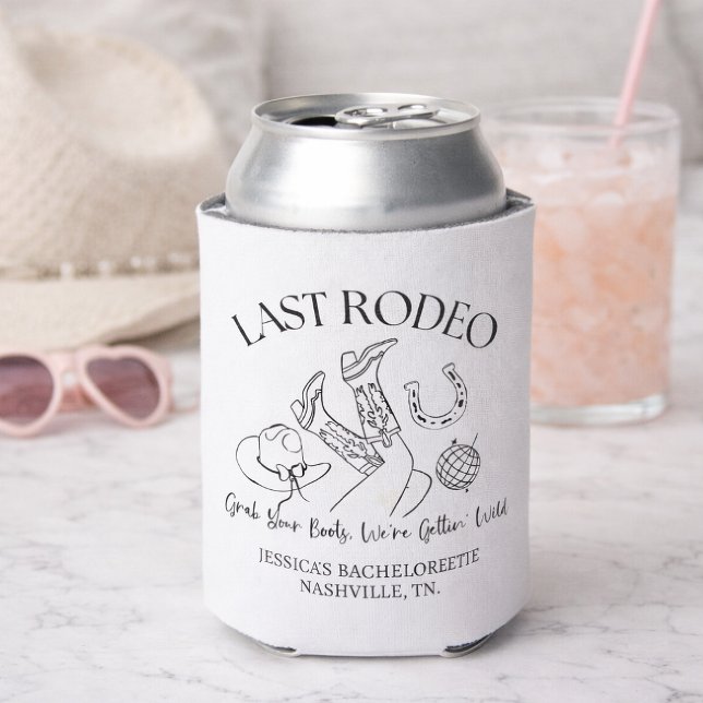 Last Rodeo Bachelorette Can Cooler | Nashville Cow (Creator Uploaded)