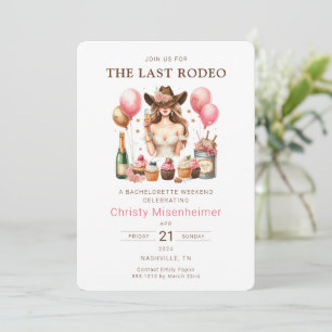 Last Rodeo Bachelorette Invitation