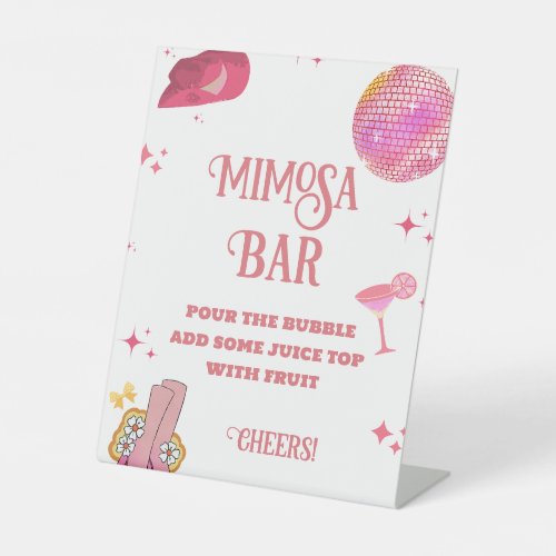 Last Rodeo Bachelorette Mimosa Bar Table Sign