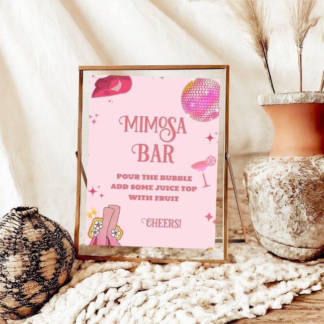 Last Rodeo Bachelorette Mimosa Bar Table Sign (Creator Uploaded)