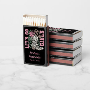 Last Rodeo Bachelorette Party Favor Matchboxes