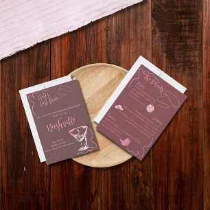 Last Rodeo Bachelorette Party Invitation