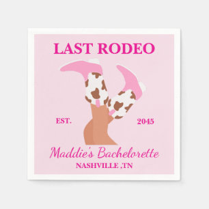 Last Rodeo Bachelorette Party  Napkins