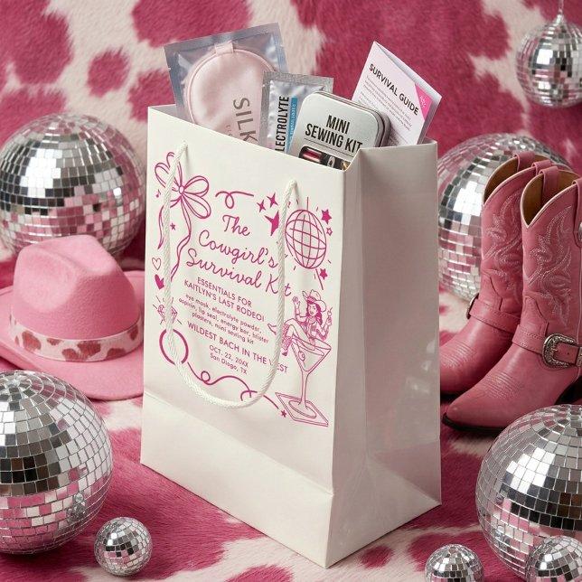Last Rodeo Bachelorette Party Survival Kit Small Gift Bag (Creator Uploaded)
