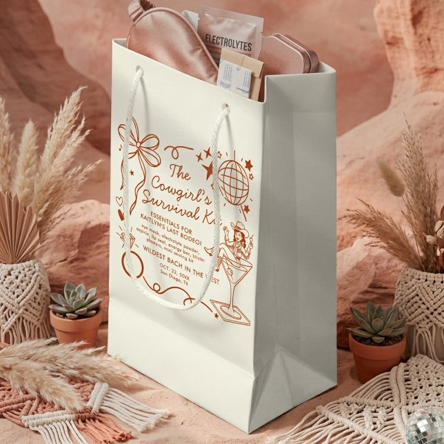 Last Rodeo Bachelorette Party Survival Kit Small Gift Bag (Creator Uploaded)