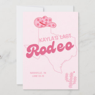 Last Rodeo Bachelorette Party Template