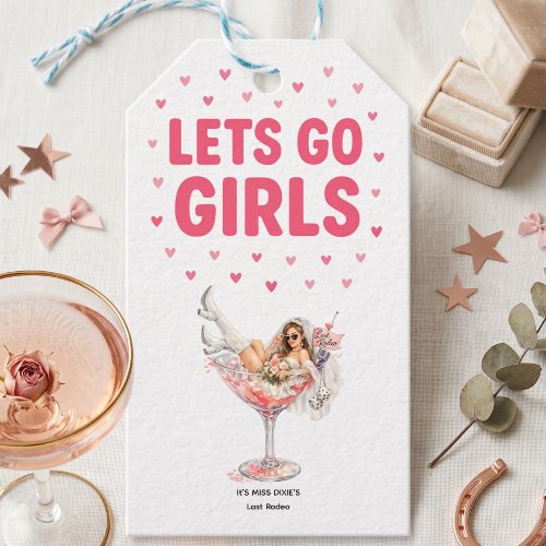 Last Rodeo Bachelorette Week Party Favor Tag