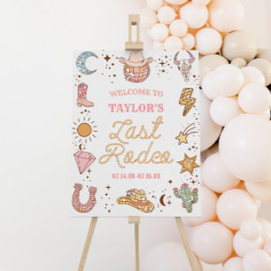 Last Rodeo Bachelorette Weekend Welcome Sign