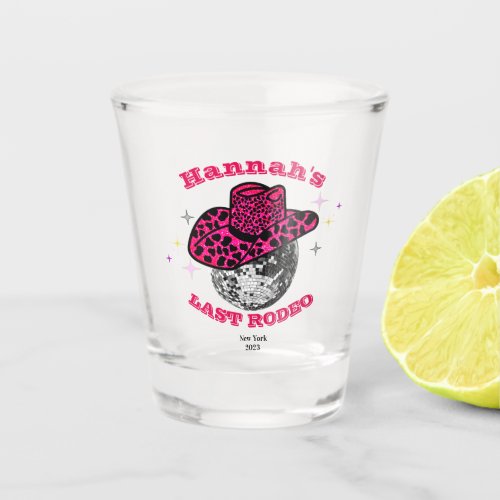 Last Rodeo Cowgirl  Bachelorette Party    Shot Glass