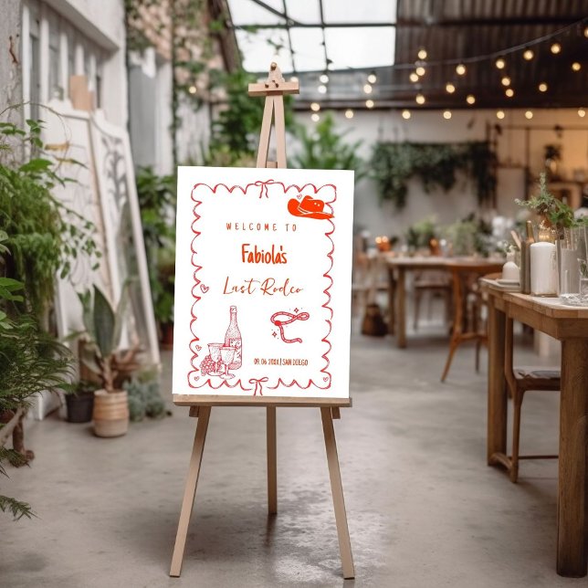 Last Rodeo Narshivlle Bachelorette  Welcome sign (Creator Uploaded)