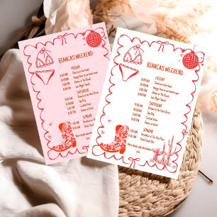 Last rodeo Nashville Bachelorette Weekend Party Invitation