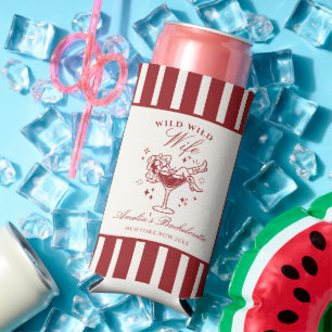 Last Rodeo Personalized Wild Wild Wife Cowgirl Seltzer Can Cooler