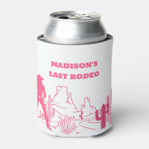 Last Rodeo Pink Bachelorette Party Can Cooler