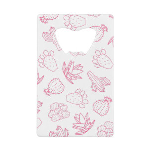 Last Rodeo Pink Bachelorette Party Credit Card Bottle Opener