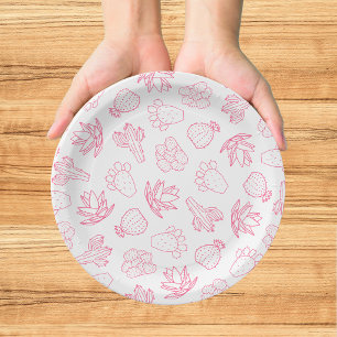 Last Rodeo Pink Bachelorette Party Paper Plates