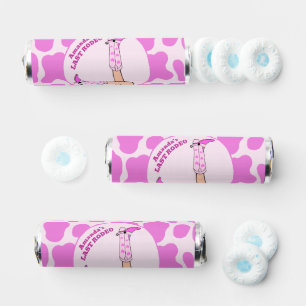Last Rodeo Pink Cowgirl Bridal Shower Party Breath Savers® Mints