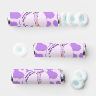 Last Rodeo Purple Cowgirl Bridal Shower Party Breath Savers® Mints
