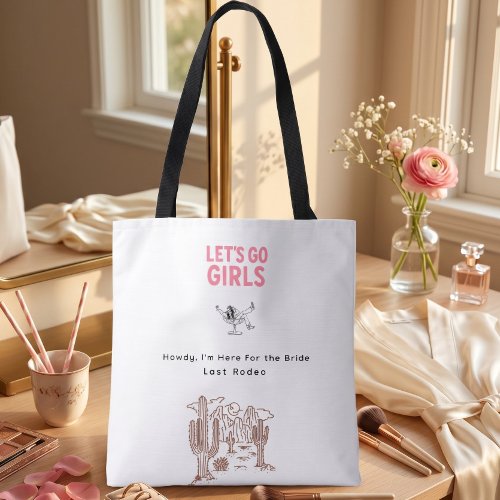 Last Rodeo Viral Classic Bachelorette Week party Tote Bag
