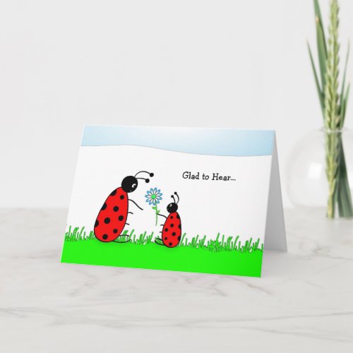 Last Round of Chemo Congratulations Card_Lady Bugs Card