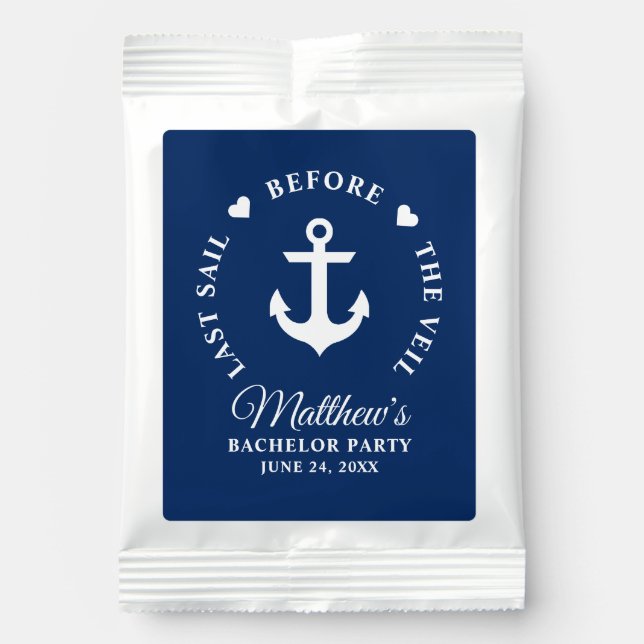 Last Sail Before The Veil Bachelor Party Margarita Drink Mix (Front)