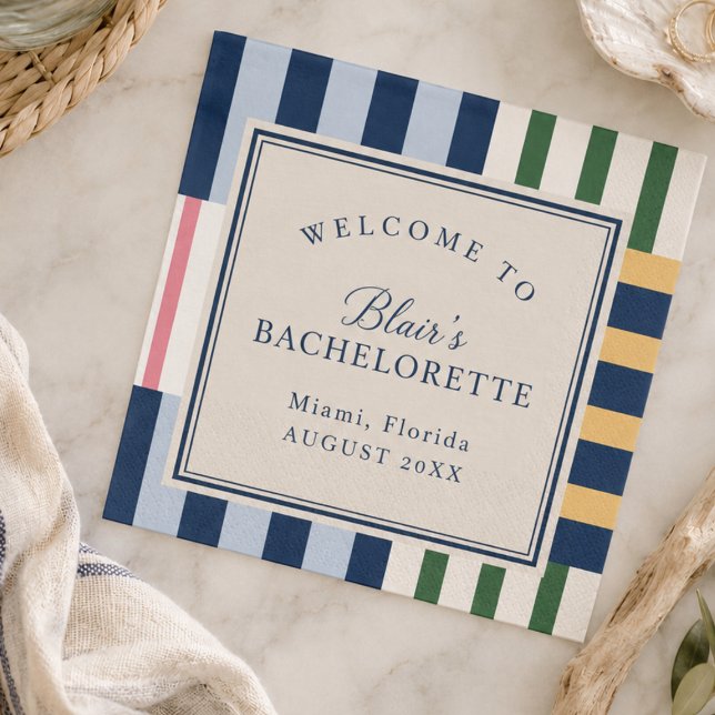 Last Sail Before the Veil Bachelorette Napkins (Last Sail Before the Veil Bachelorette Napkins)