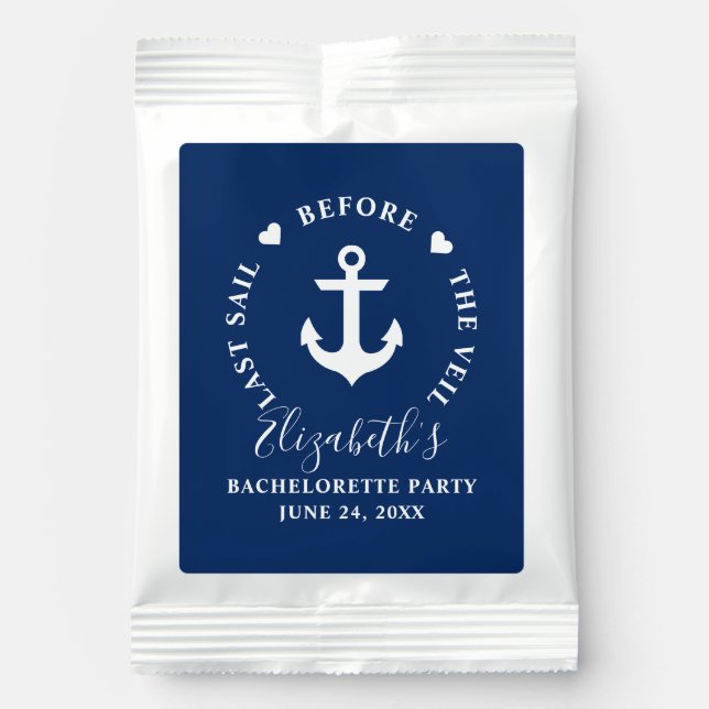 Last Sail Before The Veil Bachelorette Party Margarita Drink Mix (Front)