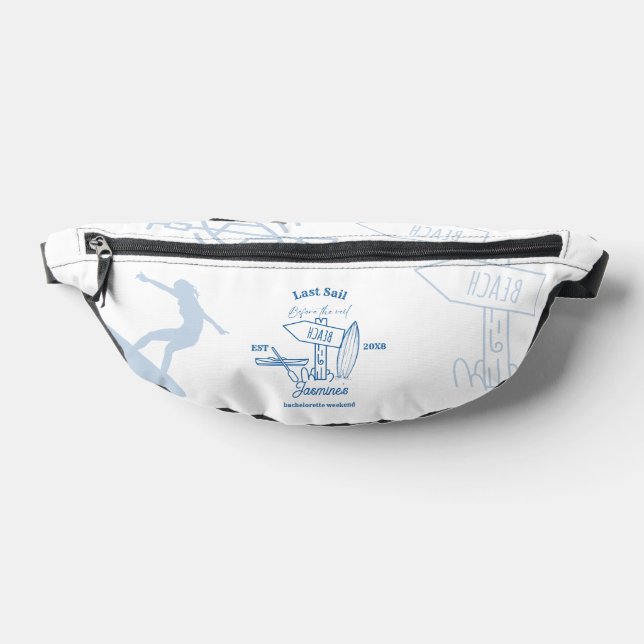 Last sail Before The veil Bachelorette weekend Fanny Pack (Lay Down)