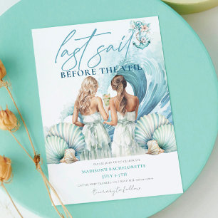 Last Sail before the Veil Cruise Bachelorette  Invitation