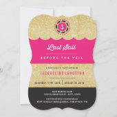 Last Sail Before The Veil Glam Bachelorette Party Invitation (Front)