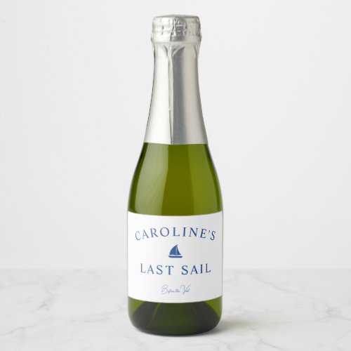 Last Sail Before the Veil Mini Wine Label