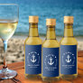 Last Sail Before The Veil Nautical Wedding Mini Wine Label