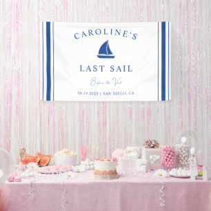 Last Sail Before Veil Bachelorette Weekend Party Banner