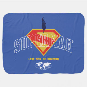 Last Son of Krypton Emblem Baby Blanket