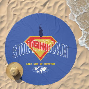 Last Son of Krypton Emblem Beach Towel