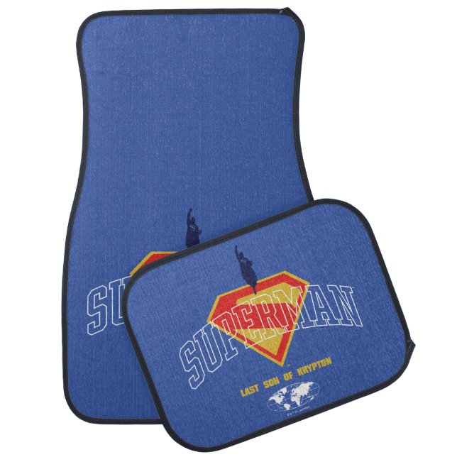 Last Son of Krypton Emblem Car Floor Mat (Set)