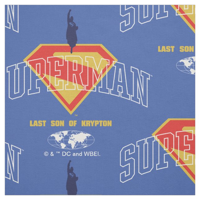 Last Son of Krypton Emblem Fabric (Swatch)