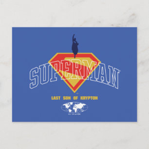 Last Son of Krypton Emblem Postcard