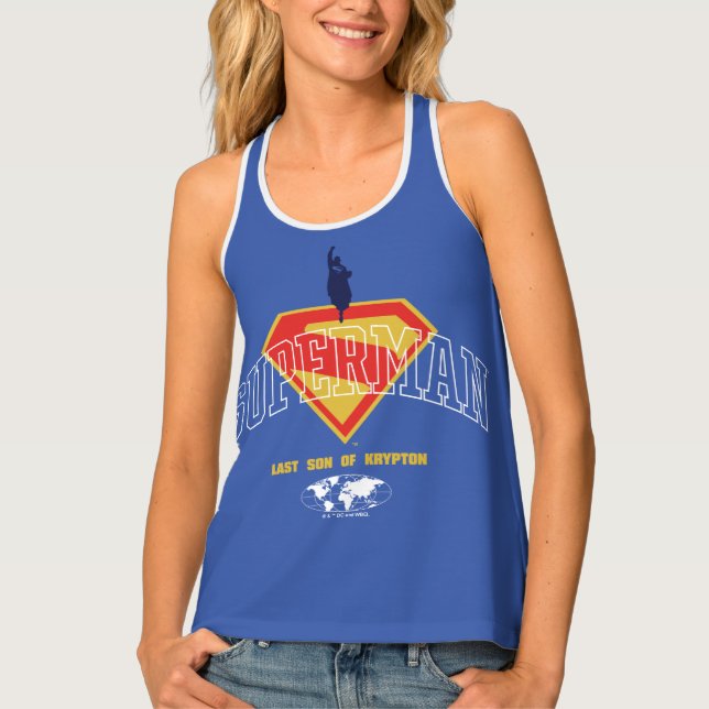 Last Son of Krypton Emblem Tank Top (Front)
