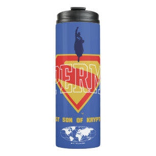 Last Son of Krypton Emblem Thermal Tumbler