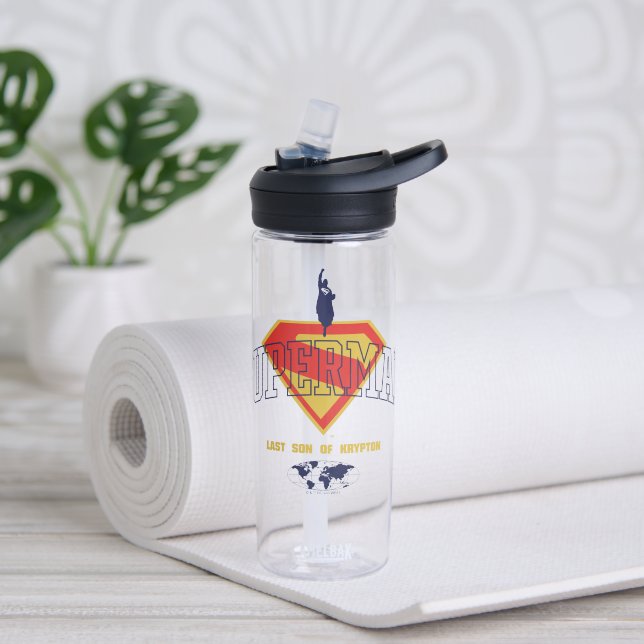 Last Son of Krypton Emblem Water Bottle (Yoga)
