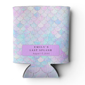 Last Splash Bachelorette Party Mermaid Can Cooler