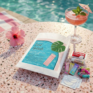 Last Splash Bachelorette Weekend Recovery Kit Favor Bag